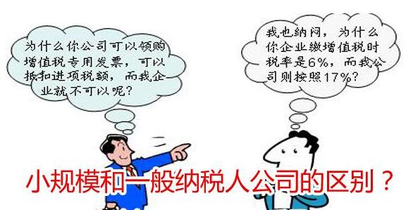 小规模和一般纳税人的区别